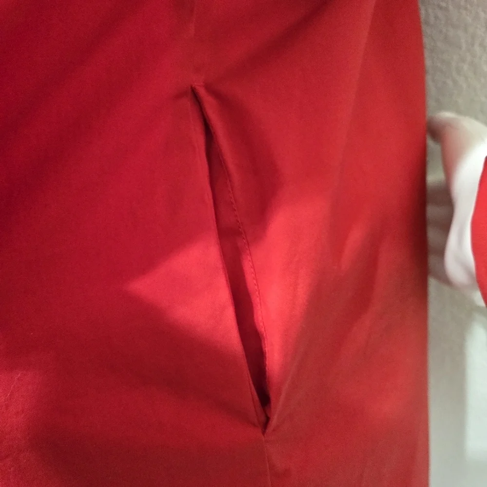 Lafayette 148 Red Tunic Careerwear Top Size S - Picture 13 of 13